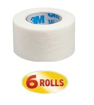 Genuine 3M MICROPORE Paper Surgical Tape 1&quot; 6 Rolls/bx Exp 2025 - $13.86
