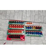 52 Colored C7 1/2 5 Watt Outdoor Cool-Lite Bulbs Vintage untested Christmas - $33.94 CAD