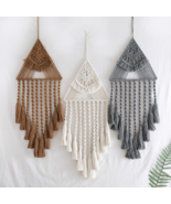 Handwoven Home Decor Triangle Dream Catcher Pendant - £27.88 GBP