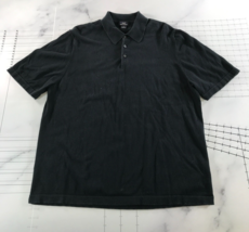 Brooks Bothers 346 Polohemd Herren XL Schwarz Kurzärmelig Baumwolle - $14.84