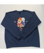 Gildan Miser Brothers Heating &amp; Cooling Men's Blue Pullover Graphic Swea... - $22.76