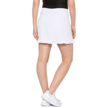 NWT Gottex G LIFESTYLE WHITE RUFFLE HEM GOLF TENNIS SKORT S M L & XL image 2