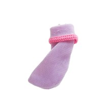 Vintage 1991 Barbie Little Sister Stacie Purple Pink Single Sock 4240 Ac... - £4.69 GBP