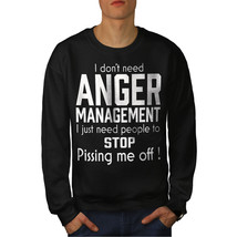 Wellcoda Anger Management Slogan Mens Sweatshirt - £27.80 GBP+