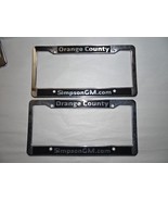 Pair of Orange County Simpson GM License Plate Frame Dealership Plastic - €33,47 EUR