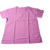 Dickies Pink Scrub Top XS Unisex Pocket - £7.90 GBP