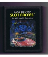 ORIGINAL Vintage TESTED 1978 Atari 2600 Slot Racers Game Cartridge - £11.66 GBP