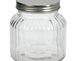 Ribbed Glass Jars with Metal Lids, 24 oz. - $12.99