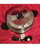 Carico Ultra Tech II T304SS Ultra Core 13" Skillet W/Control Works Great LARGE - $74.24