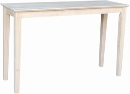 Shaker Sofa Table By International Concepts, Unfinished - £99.90 GBP