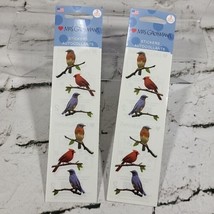 Mrs Grossmans Stickers Birds 2 packages 3 Sheets each sealed  - £7.77 GBP
