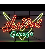 Hot Rod Garage Auto Car Garage Dealer Neon Sign 16&quot;x16&quot; - £110.78 GBP