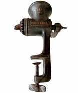 LFC New Britain Antique Grinder Kitchen Collectible USA Table Mount Iron SS - $68.37 CAD