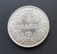 Germany 1 Mark Silver Coin 1915 A Unc Nr - $23.02