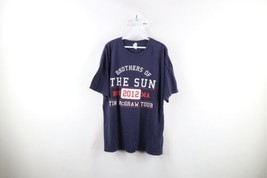 Y2K 2012 Mens XL Faded Brothers of the Sun Tour Tim McGraw Band T-Shirt Blue - £19.32 GBP