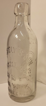 Blob Top Beer Soda Bottle GB Seely&#39;s &amp; Son W 15th St New York Embossed Lettering - £29.15 GBP