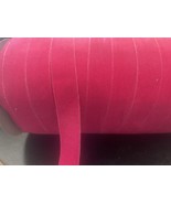 Wholesale roll 120 yards Fuchsia velvet ribbon trim 16mm 5/8” - $14.01
