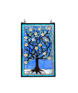 Hand crafted  Stained Glass Tiffany-style Tree of Life CH1P215BF32-GPN - $445.38