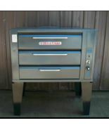 BLODGETT 931 NATURAL DECK GAS DOUBLE PIZZA OVEN WITH BRAND NEW STONES BAKE - $2,965.05