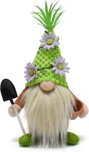 Cute Succulent Gnome Plush Spring Summer Green Plant Cactus Gnome Doll Swedish T - £23.16 GBP