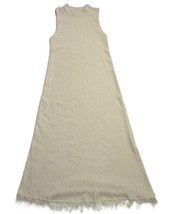 NWT DISSH Dakota in Natural High Neck Boucle Knit Maxi Dress AU S / US 4 - £93.20 GBP