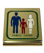 BSA FAMILY LIVING METAL BELT SLIDE MERIT CLIP BOY SCOUTS OF AMERICA VINTAGE - $6.65 CAD