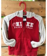 Nike Basketball Infant Girls or Boys 24M Fleece Hooded Jacket Zip Closur... - $18.73 CAD