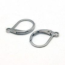 Leverback Earwires Ear Wires Stainless Steel Lever Earwires Earring Find... - £17.05 GBP