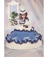 Vtg 1992 Crochet 15&quot; Abigail Fashion Doll Colonial Dress Pantaloons Hat ... - £8.64 GBP