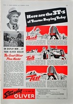 OLIVER TRACKERS-Farming-Agriculture-1941 Vintage Print Ad-Sturdy Oliver-... - $17.10 CAD