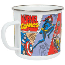 Marvel Comics Retro Vintage Panels 21oz Camper Mug White - £16.52 GBP