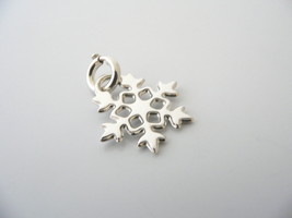 Tiffany &amp; Co Silver Snowflake Charm Circle Clasp 4 Necklace Bracelet Jew... - £313.07 GBP