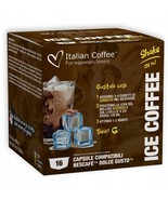 Italian Coffee ICE COFFEE Pods -16 pods-for Dolce Gusto machines FREE SH... - £13.97 GBP