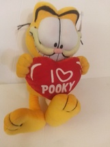 12" Garfield I Heart Pooky Nanco Claw Machine Prize Mint With All Tags - $19.99