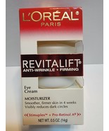New Loreal Paris Anti-Wrinkle + Firming Eye Cream Moisturizer 0.5 Oz NIB  - $5.00