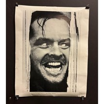 Vintage The Shining movie poster (B/W) “28 1/4 x 22 1/2” Printed in England - £30.57 GBP