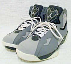 Air Jordan True Flight Basketball Shoes 342964-003 Cool Gray White Black Size 8  - £77.84 GBP