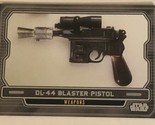 Star Wars Galactic Files Vintage Trading Card #630 DL44 Blaster Pistol - £1.95 GBP