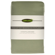 Classic Bamboo Pillowcase Set - Sage-King by Cariloha for Unisex - 2 Pc ... - $37.42