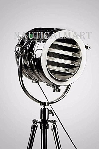 NauticalMart Royal Master Searchlight Adjustable Tripod Floor Lamp