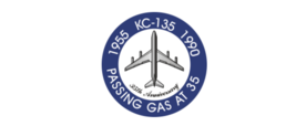 4&quot; air force kc-135 35th anniversary bumper sticker decal usa made - £21.69 GBP