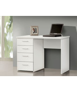 Pulton Compact White Computer Office Desk - £179.34 GBP
