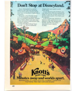 1981 Knott&#39;s Berry Farm Advertisement Vintage Theme Park Disneyland DWX10D - €17,16 EUR