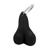 Universal Key Chain Keyring 2.5&quot; Small Plastic Black Hanging Balls - $12.60