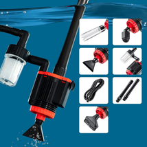 Electric Aquarium Gravel Cleaner 5 in1 Tank Cleaning Vacuum Water Changer Siphon - £32.12 GBP
