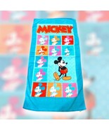 Disney Vintage Mickey Mouse Beach Towel By Franco Summer Pool Swimming - £13.35 GBP