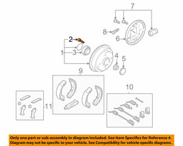 ( 11 Pieces ) FORD OEM 00 - 11 Focus Brake-Rear-Hub &amp; Drum Bolt YS4Z1107AA - $19.86