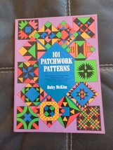 101 Patchwork Patterns Step-by-Step Quilt Making Ruby McKim 1962 Quilting Sewing - £6.84 GBP