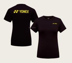 YONEX 25S/S Women&#39;s Badminton T-Shirts Sports Training Top Black NWT 259TR002F - $39.51