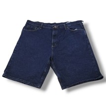 Wrangler Shorts Size 42 W42&quot; x L10&quot; Wrangler Denim Shorts Jean Shorts Jorts Blue - £28.86 GBP